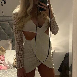 Custom made cut out dress
